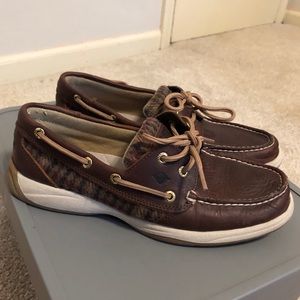 Dark Brown Sperrys (Gently used)